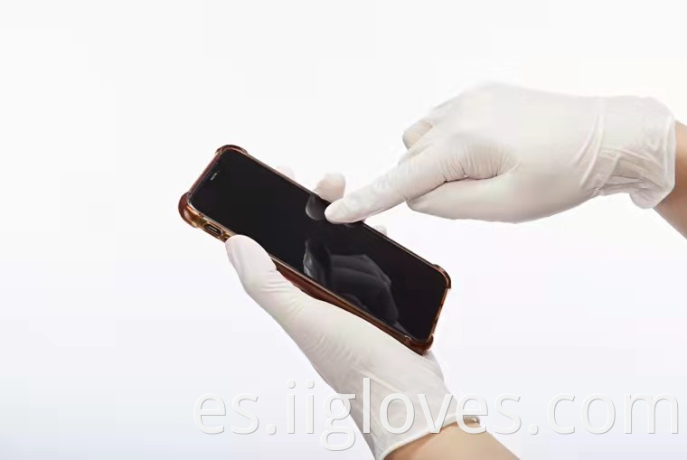 Guantes de látex Guantes de látex Examen de caja sin cajas de láminas Guantes de látex Fabricantes